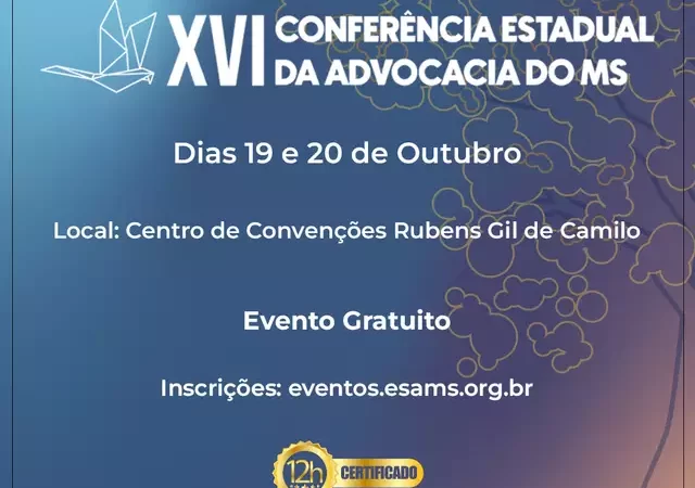 OAB/MS realiza maior evento jurídico do Estado