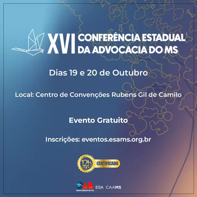 OAB/MS realiza maior evento jurídico do Estado