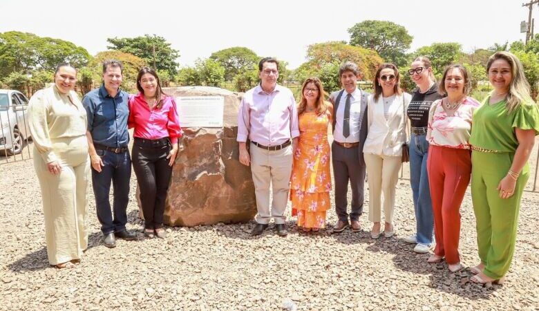 Renato destaca satisfação em participar do lançamento da pedra fundamental do Hospital de Amor