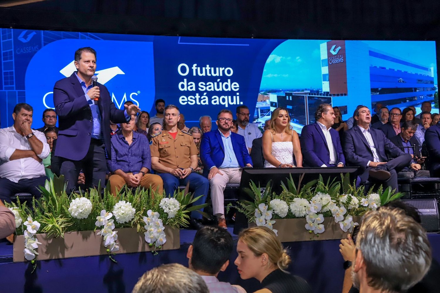 Renato Câmara participa da inauguração do novo hospital da Cassems de Dourados e reafirma compromisso de apoio