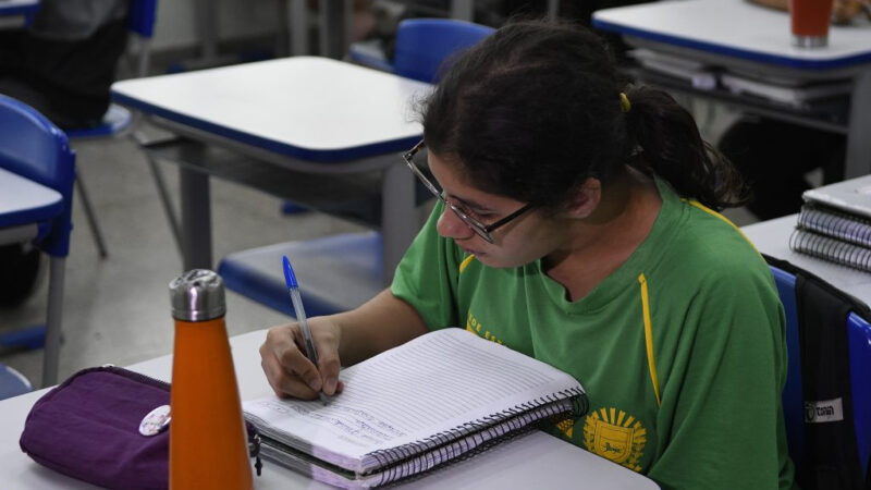 Aberto o período de matrículas da Rede Estadual para 2024