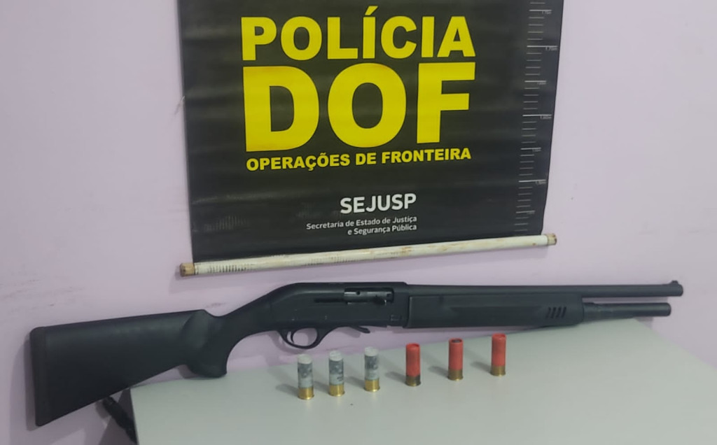 Polícia apreende arma de fogo em Guia Lopes da Laguna