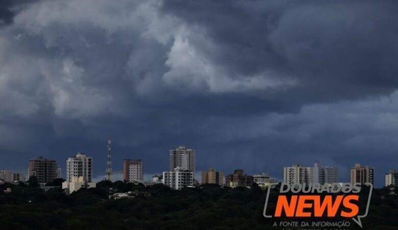 Em meio a onda de calor, Dourados e região entram em alerta de tempestade