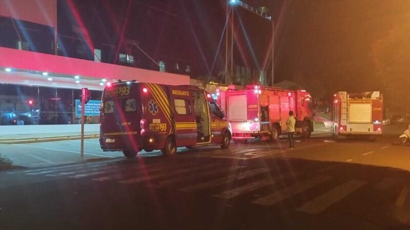 Hospital da Cassems de Dourados tem princípio de incêndio, mas bombeiros controlam chamas