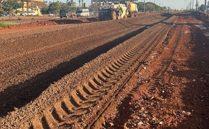 Revitalização da Avenida Coronel Ponciano segue cronograma de obra