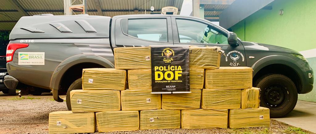 Veículo carregado com maconha é apreendido pela polícia