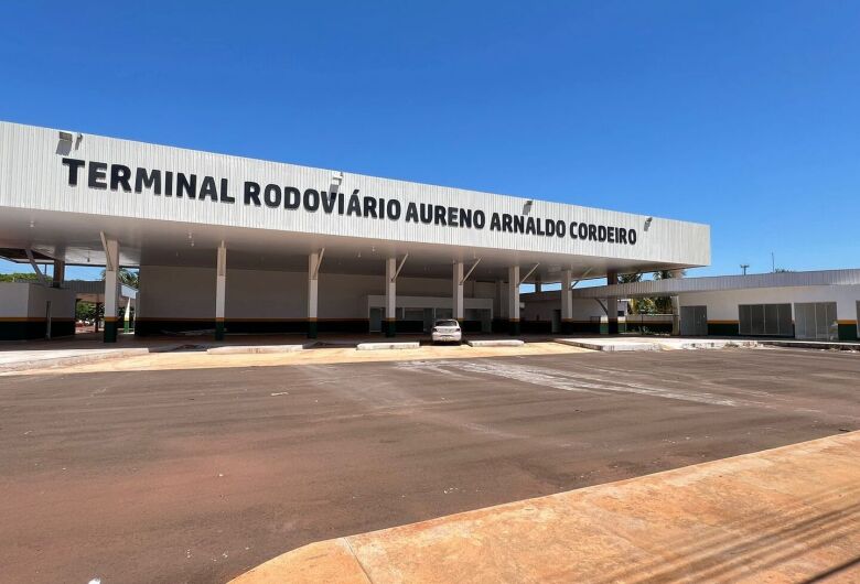 Nova rodoviária de Itaporã será inaugurada na sexta por Geraldo e Marcos Pacco