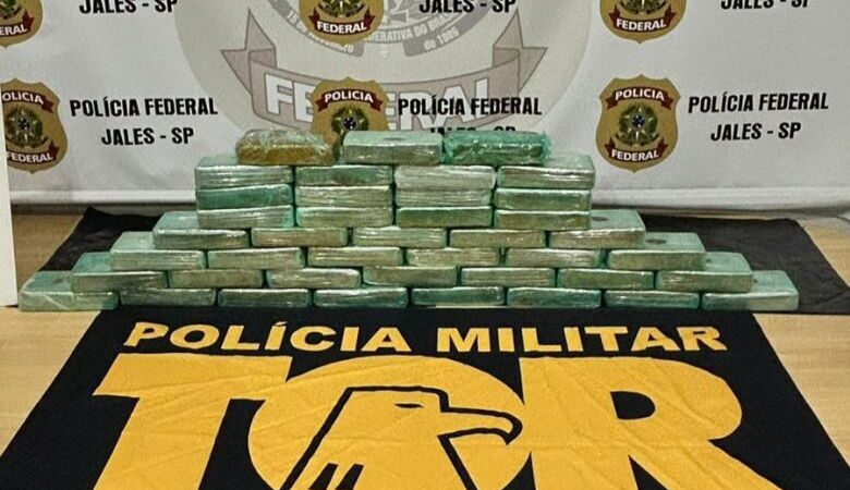 Representante comercial em MS é preso com 42 quilos de cocaína