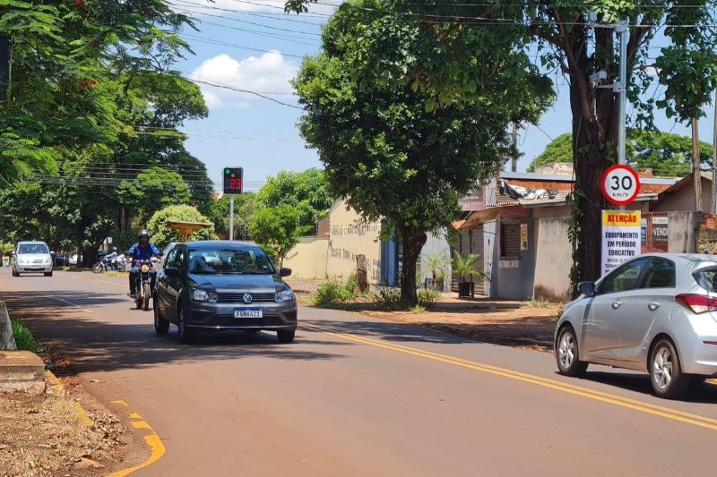 Agetran ativa lombadas eletrônicas em escolas para período educativo