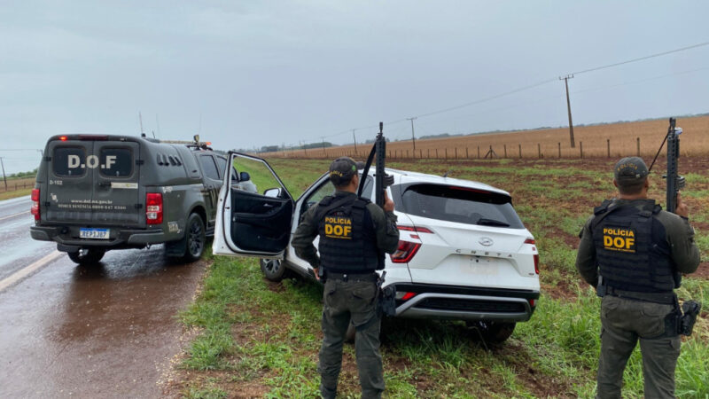 Veículo roubado em São Paulo é recuperado pela polícia em Rio Brilhante