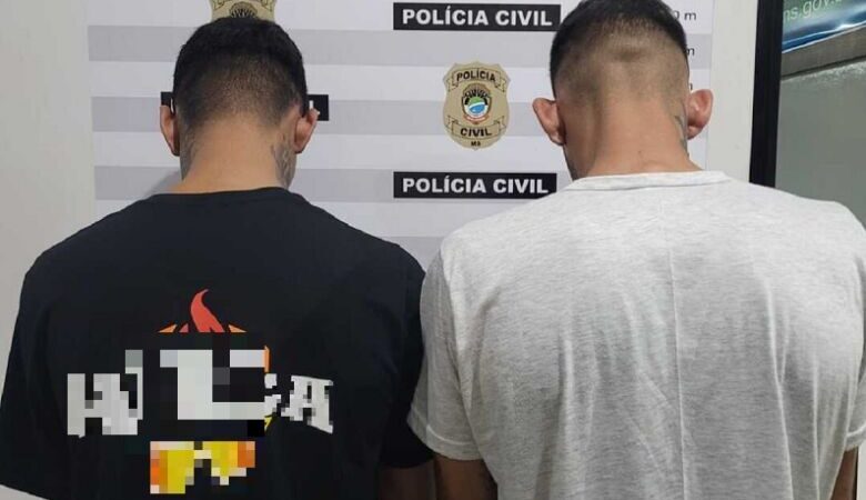 Irmãos são presos acusados de assalto a motorista de aplicativo em Dourados