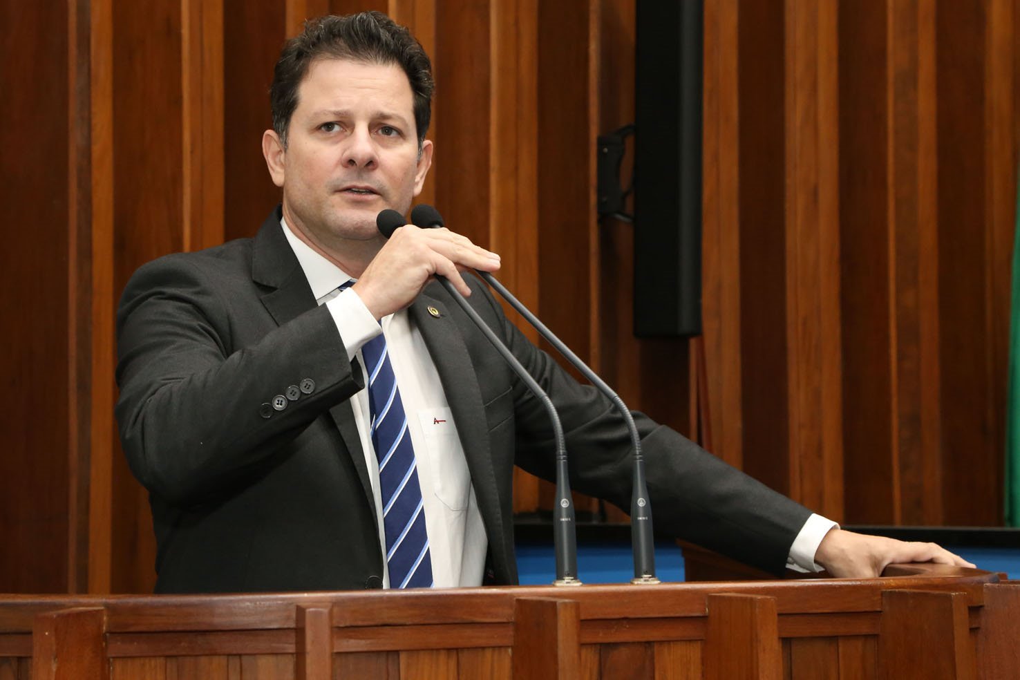 Renato reivindica a inauguração do prédio da Polícia Civil de Novo Horizonte do Sul