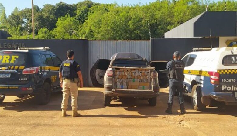 PRF apreende 1 tonelada de maconha em Jardim