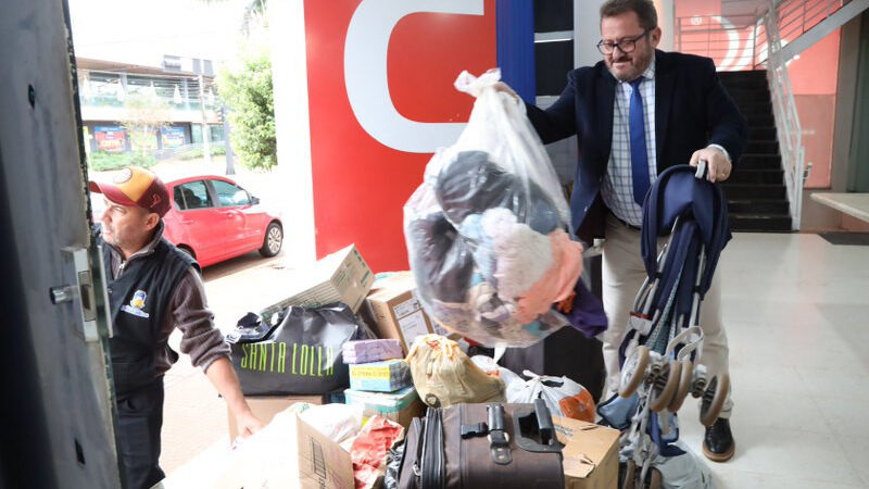 Câmara encaminha 10 toneladas de doações às vítimas de enchentes no RS