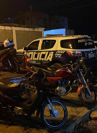 Trio é preso pela Força Tática por furto e receptação de motos em Dourados