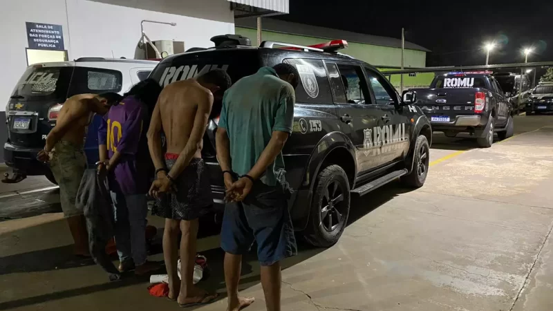 Criminoso é flagrado dentro de bueiro ao furtar cabos de telefonia e quatro são presos em Campo Grande