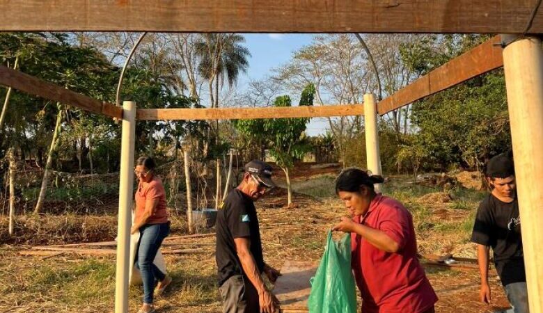 UFGD constrói estufa para produção de mudas de vegetais agroecológicos na Aldeia Bororó