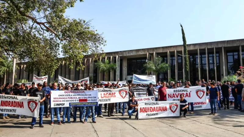 Na Alems, policiais civis e peritos reivindicam reajuste e pedem comissão para negociações com Governo