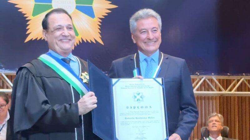 Hashioka é homenageado pelo TRT/MS com a “Ordem Guaicurus do Mérito Judiciário do Trabalho”