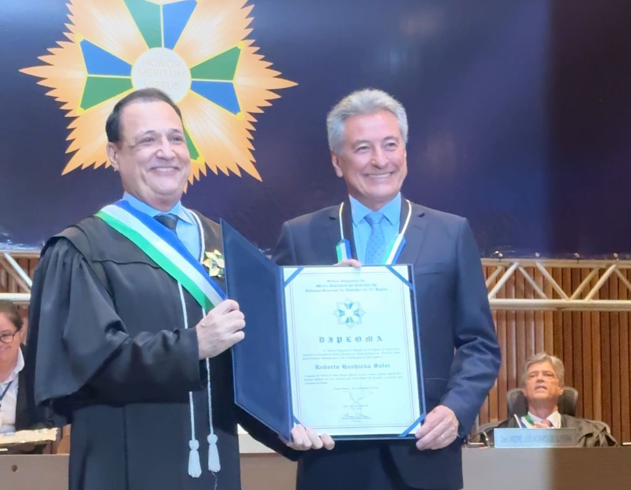 Hashioka é homenageado pelo TRT/MS com a “Ordem Guaicurus do Mérito Judiciário do Trabalho”