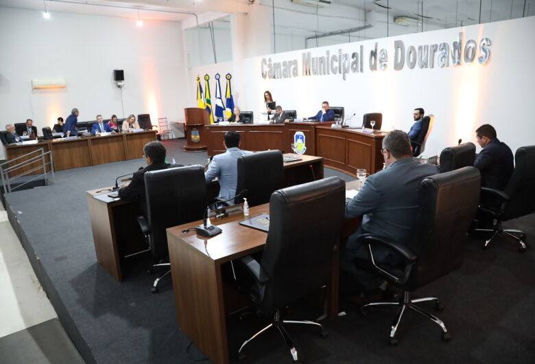 Câmara de Dourados realiza sessão hoje a partir das 15 horas