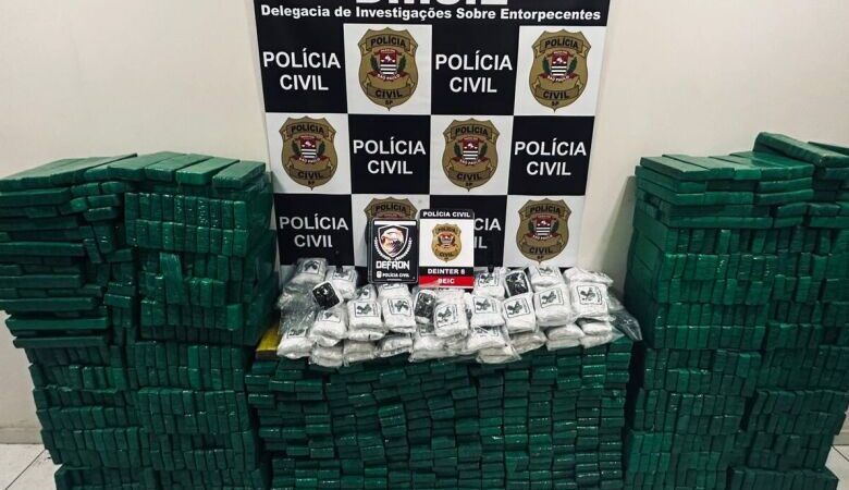 Polícia apreende quase 1 tonelada de drogas que saíram de Dourados com destino a São Paulo