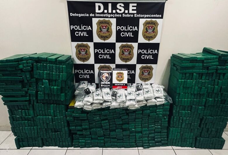 Polícia apreende quase 1 tonelada de drogas que saíram de Dourados com destino a São Paulo