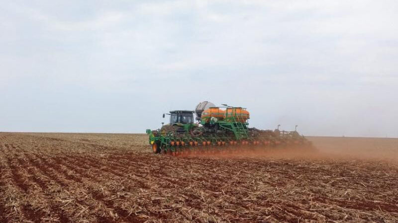 Plantio da soja alcança cerca de 16% da área total em Mato Grosso do Sul