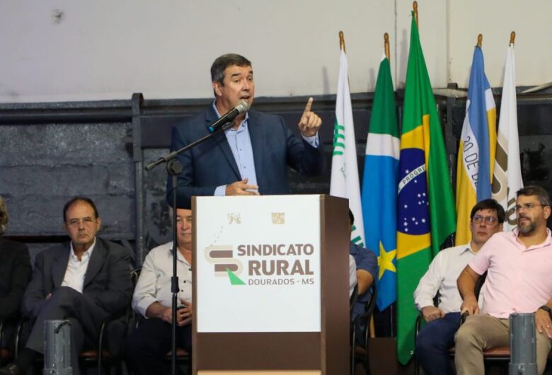 Riedel diz que Dourados é a ‘voz do agronegócio’ em posse de nova diretoria do sindicato rural