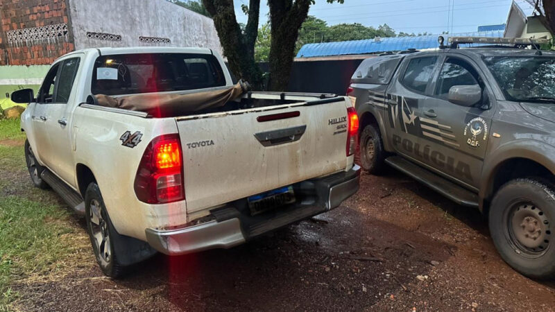 DOF intercepta caminhonete em Ponta Porã antes que dono perceba furto na Capital