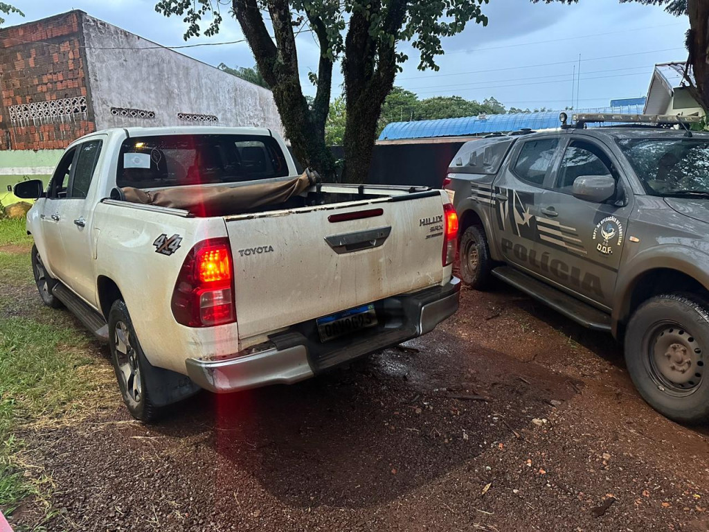 DOF intercepta caminhonete em Ponta Porã antes que dono perceba furto na Capital