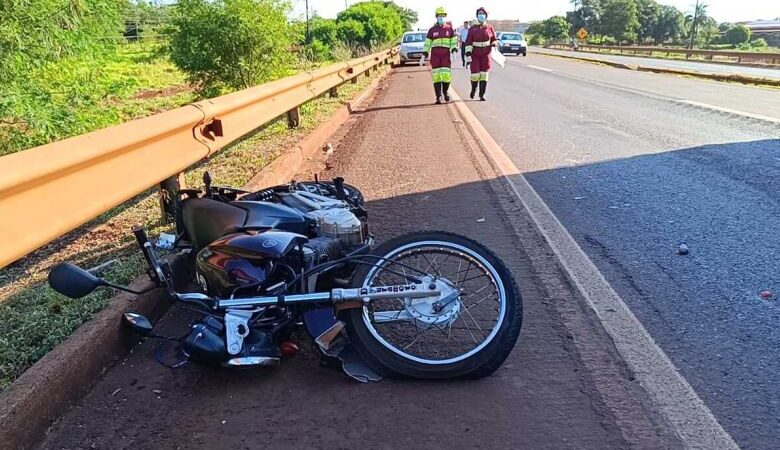 Motociclista morto em acidente na BR-163 sofreu queda após pneu estourar