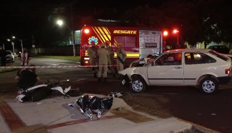 Motorista embriagado atropela e mata motociclista no Jardim Água Boa