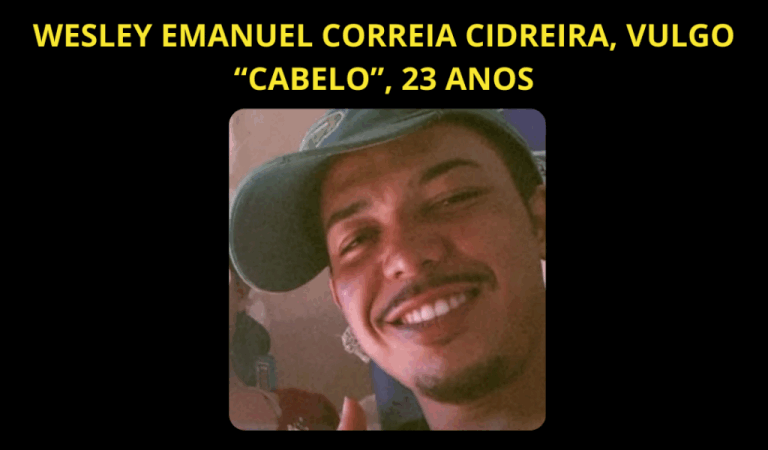 Polícia pede auxílio da população para localizar autor de assassinato