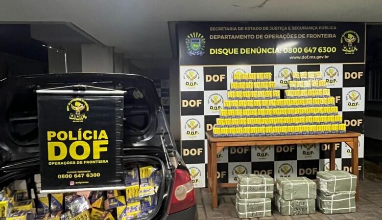 Perseguição termina com apreensão de R$ 230 mil em cosméticos de luxo contrabandeados