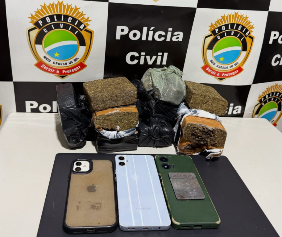 Casal é preso acusado de tráfico de drogas em cidade de MS