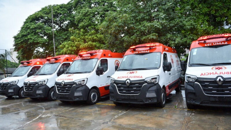 Capital deixa frota parada e gasta R$ 1,9 milhão com aluguel de ambulâncias