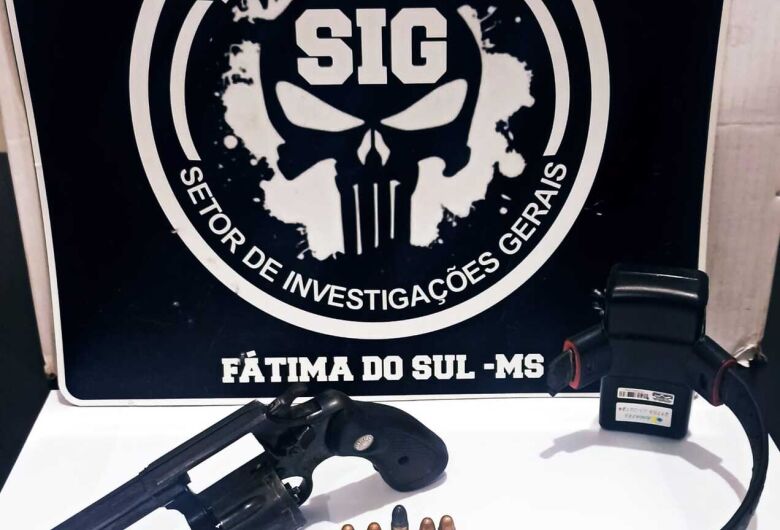 Homem é preso após tentar matar desafeto com tiro no pescoço em Fátima do Sul