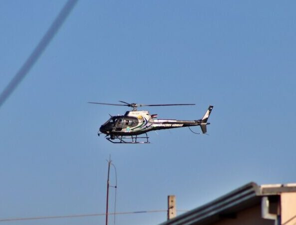 Perseguição pelas ruas de Dourados mobiliza helicóptero e motorista é preso por embriaguez