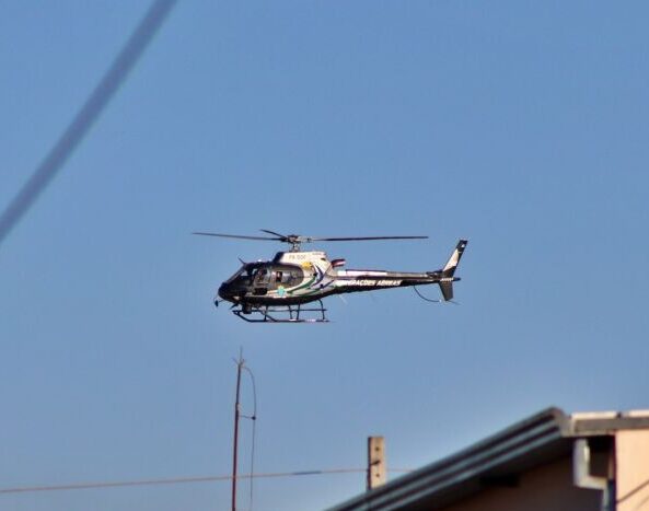 Perseguição pelas ruas de Dourados mobiliza helicóptero e motorista é preso por embriaguez