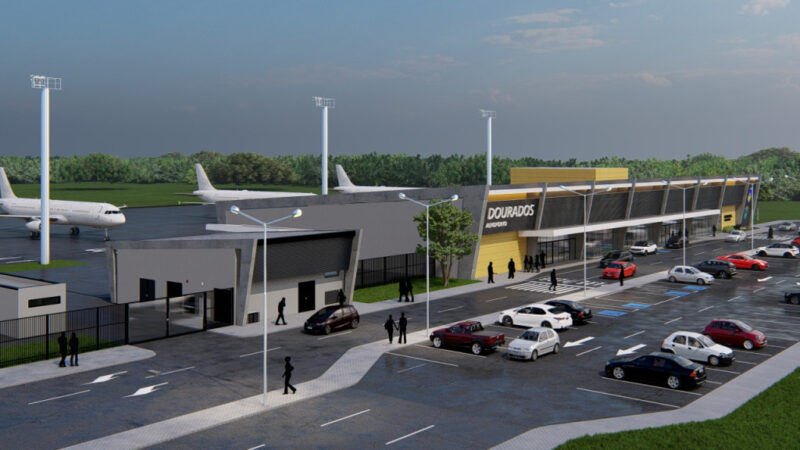 Novo terminal aeroportuário de Dourados começa a se transformar em realidade