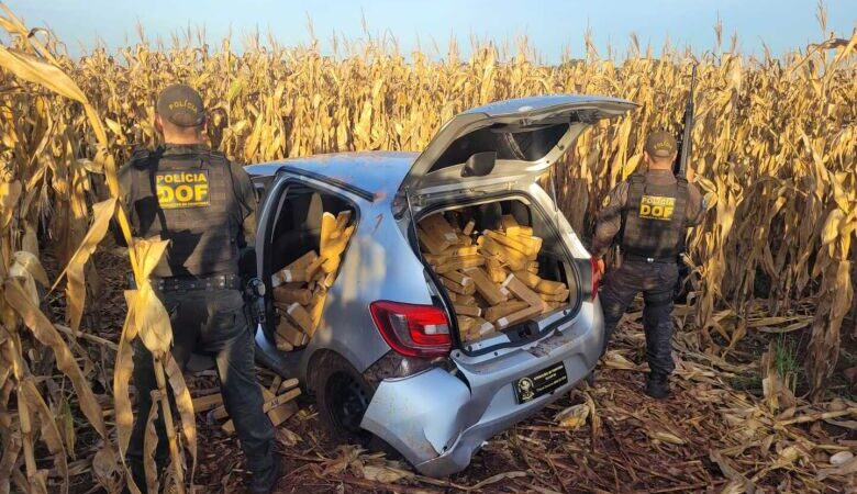 Versão confusa sobre acidente entrega traficante com meia tonelada de maconha