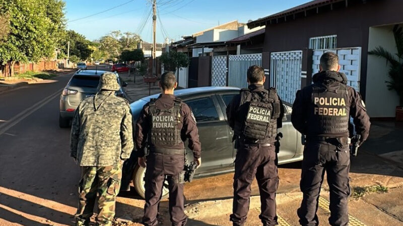 Polícia Federal mira organização criminosa que atua no tráfico e contrabando em MS