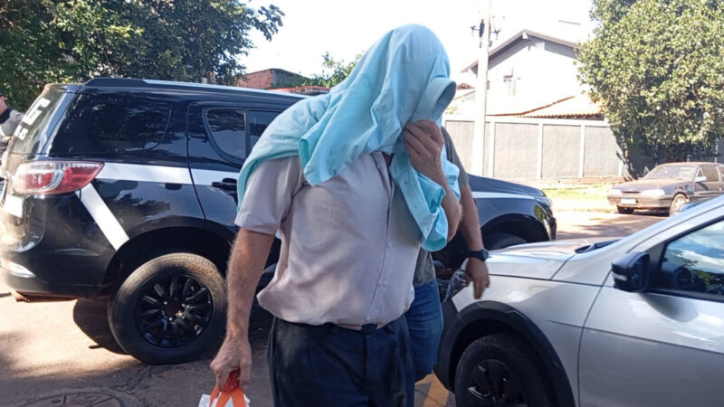 Pecuarista que matou vizinho de fazenda em Itahum é levado para o presídio