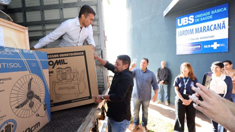 Prefeitura substitui cadeiras odontológicas de 20 anos no posto de saúde do Jardim Maracanã