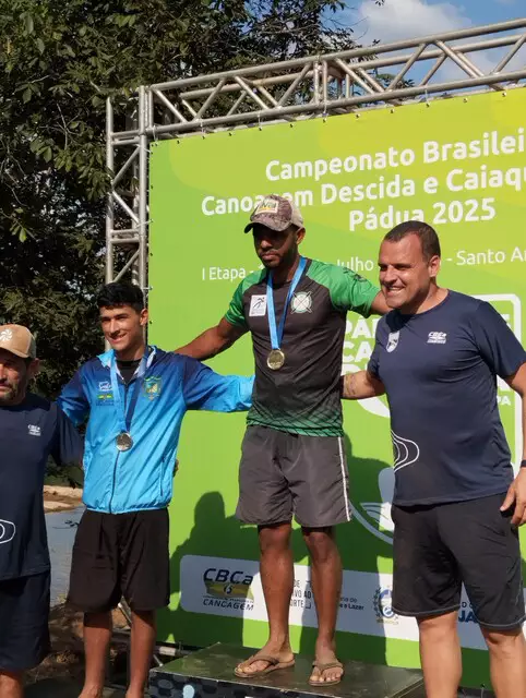 Canoísta de MS fatura o título em duas provas no Campeonato Brasileiro