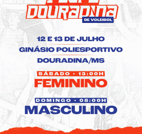 Torneio de Voleibol agita final de semana de Douradina