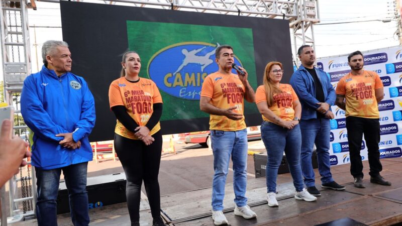 Na premiação da Meia Maratona do Fogo, Marçal destaca ações e reforça o esporte