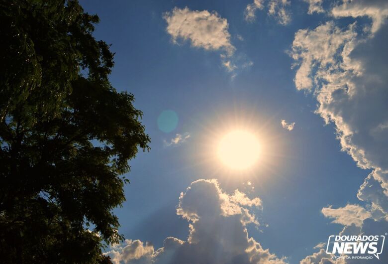 Após período gelado, Dourados terá dias ensolarados e temperaturas em elevação