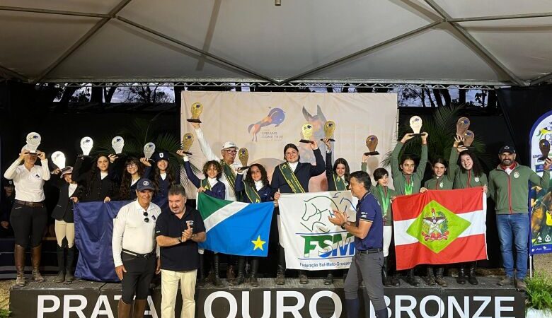 Equipe de MS conquista ouro no Campeonato Brasileiro de Hipismo em Brasília